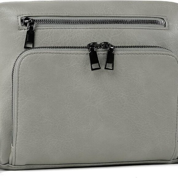 Crossbody Bags for Women MultiPockets Purses for Women Vegan Leather Shoulder Ba - Picture 8 of 8